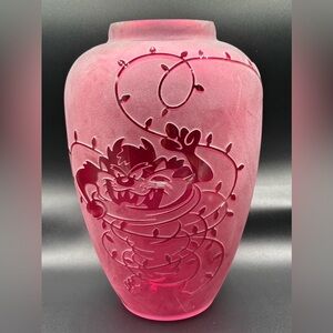 Rare Warner Bros Studio Store Taz Vase